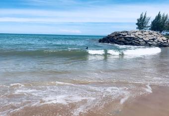 Casa na praia do centro has Balcony rooms