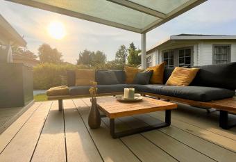 Ibiza Style Holiday chalet has Balcony rooms