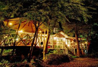 Private hot-spring Villa in Nasu has rooms with a private hot tub