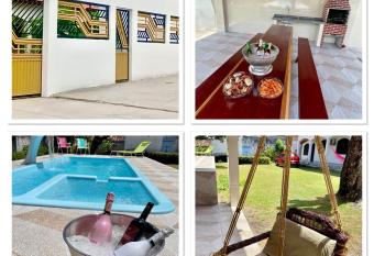 Casa Relaxante has rooms with a private hot tub