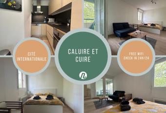 Grand studio proche Cit   Internationale has Balcony rooms