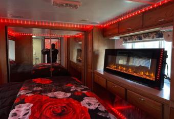 Romantic getaway has rooms with a private hot tub