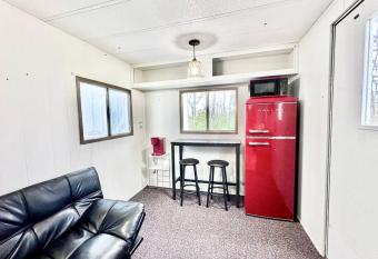 Trestle Creeks Farmhouse Fort Tiny House allows 18 year olds to book a room