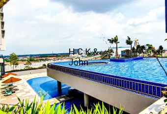 Double Storey Pool at Trio Setia by HCK has Balcony rooms