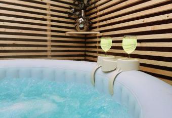 1 Bedroom apartment With Hot Tub in cardiff has rooms with a private hot tub