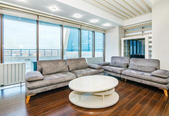 Sea View Apartment Terrace Azure Tower has rooms with a private hot tub