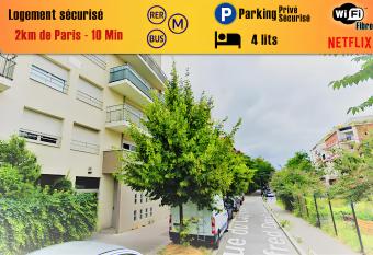 2 Pi  ces, 5 personnes, 500 m  tres Paris, Parking has Balcony rooms