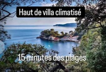 Haut de villa 3 chambres jardin has Balcony rooms