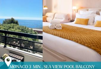 MONACO Border LUXURY SUITE - SEA VIEW - POOL allows 18 year olds to book a room