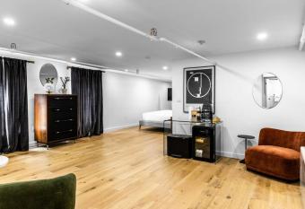 King Bed, The Phenix Historic Hotel, Spacious, Room # 406 allows 18 year olds to book a room