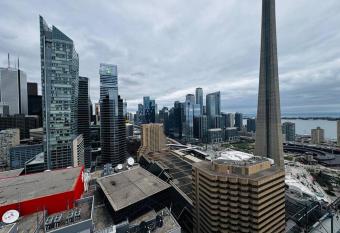 Condo next to CN Tower has rooms with a private hot tub