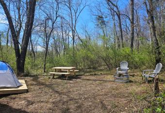 Hidden Hollow Campsite at Hocking Vacations - Tent Not Included allows 18 year olds to book a room