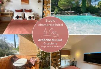 Studio-Chambre d h  tel priv   has Balcony rooms