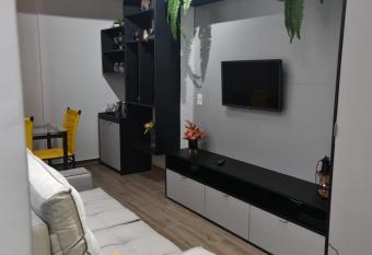 Apto total mobiliado e decorado paulo faccini has Balcony rooms