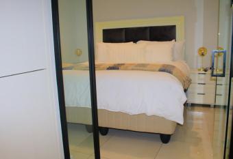 Luxurious apartment in waterfall has rooms with a private hot tub