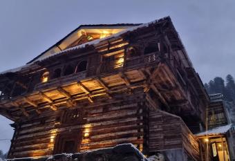 Wooden Attic Room at ART Village Naggar has Balcony rooms