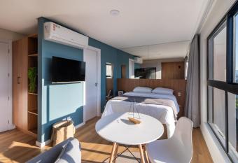 Loft pr  ximo a Vila Germ  nica e FURB com vaga. has Balcony rooms