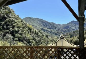 Topanga Panoramic with Private Deck Creek and Trails has Balcony rooms