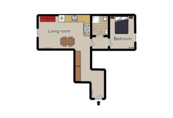 Modern Apartment Charv  tova has rooms with a private hot tub