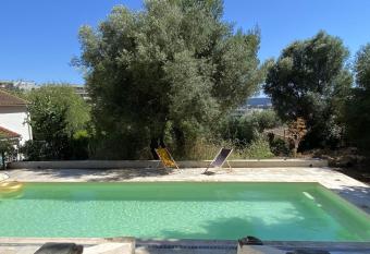 Cozy house with pool and sea view has Balcony rooms