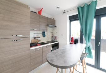 Appartement Fashion Proche Stade Groupama , Eurexpo , LDLC Arena has Balcony rooms