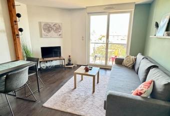   vasion douillette, charmant 2 pieces 20 minutes de Strasbourg has Balcony rooms