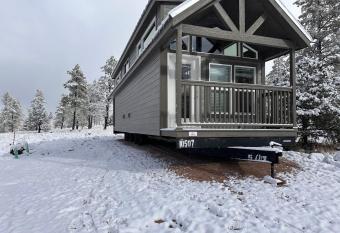 Cozy Cabins by the forest has Balcony rooms