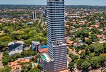 Depto en Eje Corporativo, Top en Altura piso 18 has rooms with a private hot tub