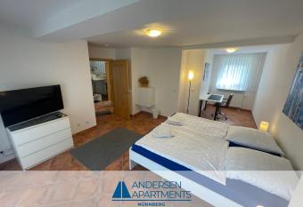 Toplage f  r Beruf & Freizeit in N  rnberg - Andersen Apartments allows 18 year olds to book a room