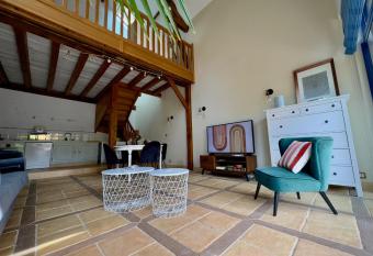 la Maison sous les Arbres - Duplex, jardin et spa has rooms with a private hot tub