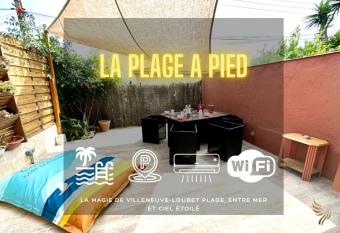 Casa Di Loubet- Aper  u Mer-Parking- Plage    10 min    pied - CapitalChic Services    Villeneuve Loubet Plage allows 18 year olds to book a room