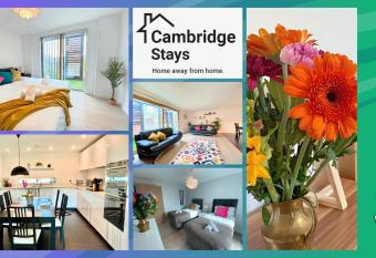 Cambridge Stays - DeLuxe Apartment at Addenbrooke hospital and Bio Campus - Free Private parking has Balcony rooms