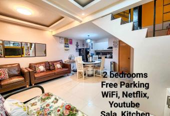 Calm House near Enchanted Kingdom Sta Rosa with Free Parking, Wifi, Netflix has Balcony rooms