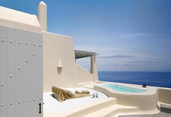 Dome Santorini Resort has rooms with a private hot tub