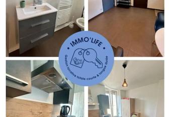 Studio neuf centre de Mulhouse has Smoking rooms