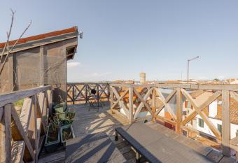 Luxury Burano Penthouse with Lagoon View Terrace has Balcony rooms
