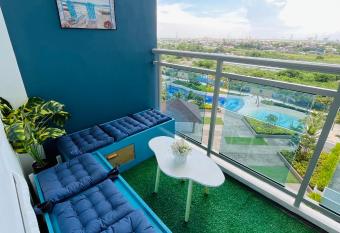 Beach Vibe Condo with PS4, Mini Karaoke, Board Games in Azure North San Fernando Pampanga allows 18 year olds to book a room