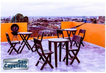 ApartaEstudios San Cayetano Cali has Balcony rooms