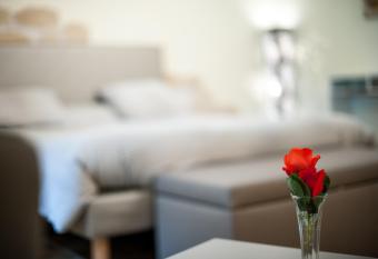 Domaine De Bailheron has rooms with a private hot tub