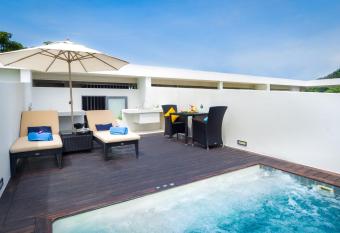 Lets Phuket Twin Sands Resort & Spa-SHA Extra Plus has rooms with a private hot tub