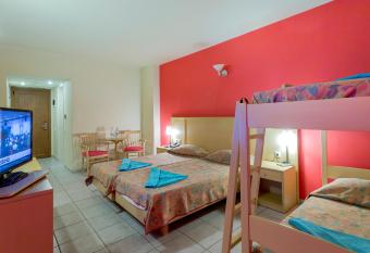 Dessole Malia Beach - All Inclusive has rooms with a private hot tub