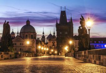 Amazing Charles Bridge Apartment has rooms with a private hot tub