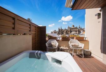 Hotel Casa 1800 Sevilla has rooms with a private hot tub