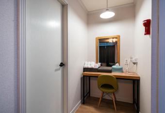 OST Hotel has rooms with a private hot tub