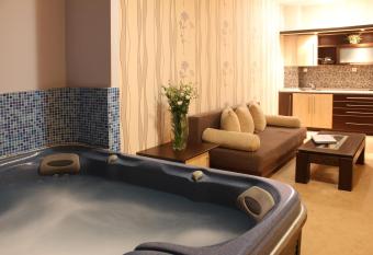 Business Hotel Premier has rooms with a private hot tub