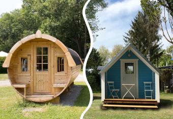 Campingplatz Aichelberg has Balcony rooms