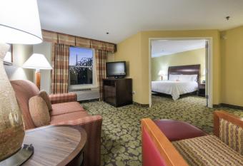Hilton Garden Inn Arcadia/Pasadena Area has rooms with a private hot tub