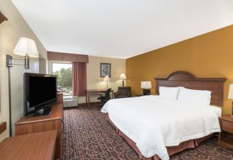 Hamilton Inn Birmingham-Bessemer has rooms with a private hot tub