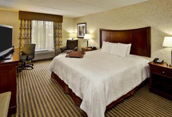 Hampton Inn & Suites Richmond/Virginia Center has rooms with a private hot tub