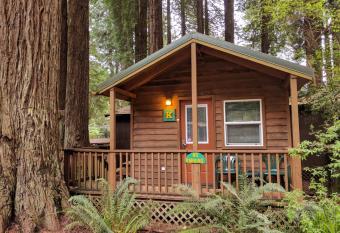 Emerald Forest Cabins has Balcony rooms